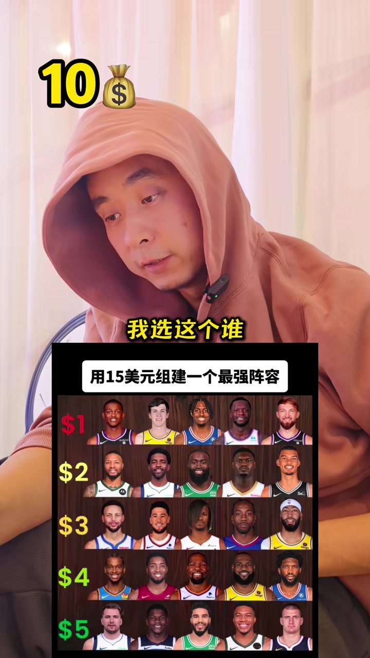  段冉：15美元組建最強(qiáng)陣容，你會怎么選？